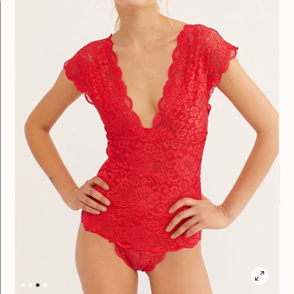 We Are HAH Off the Hook Bodysuit | Siren Red